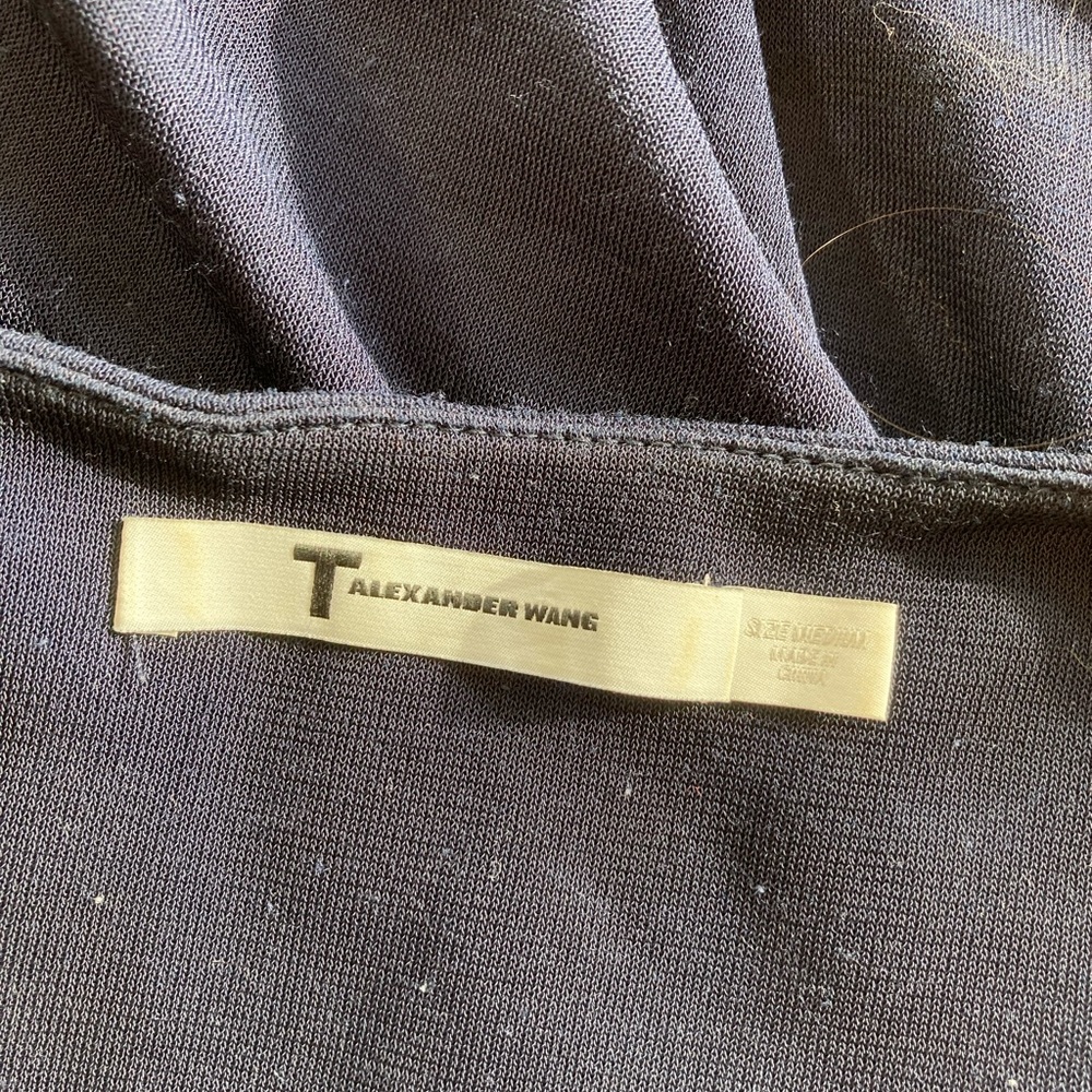 T by Alexander Wang l/s dress w/ open back